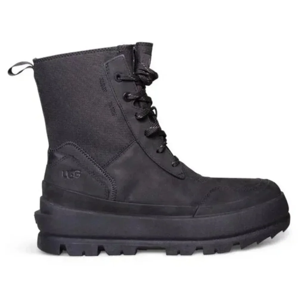 UGG Women's Charcoal Lace-Up Winter Boots Sz 8
